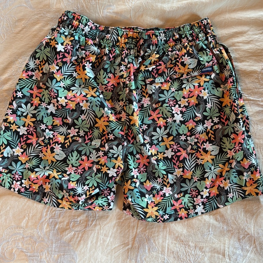 Chubbies Swim Trunks‎ Mens M The Bloomerangs 5.5”Beach Shorts Liner Summer - Picture 3 of 3